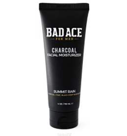 BAD ACE Charcoal Daily Face Moisturizer for Men - Summit Rain