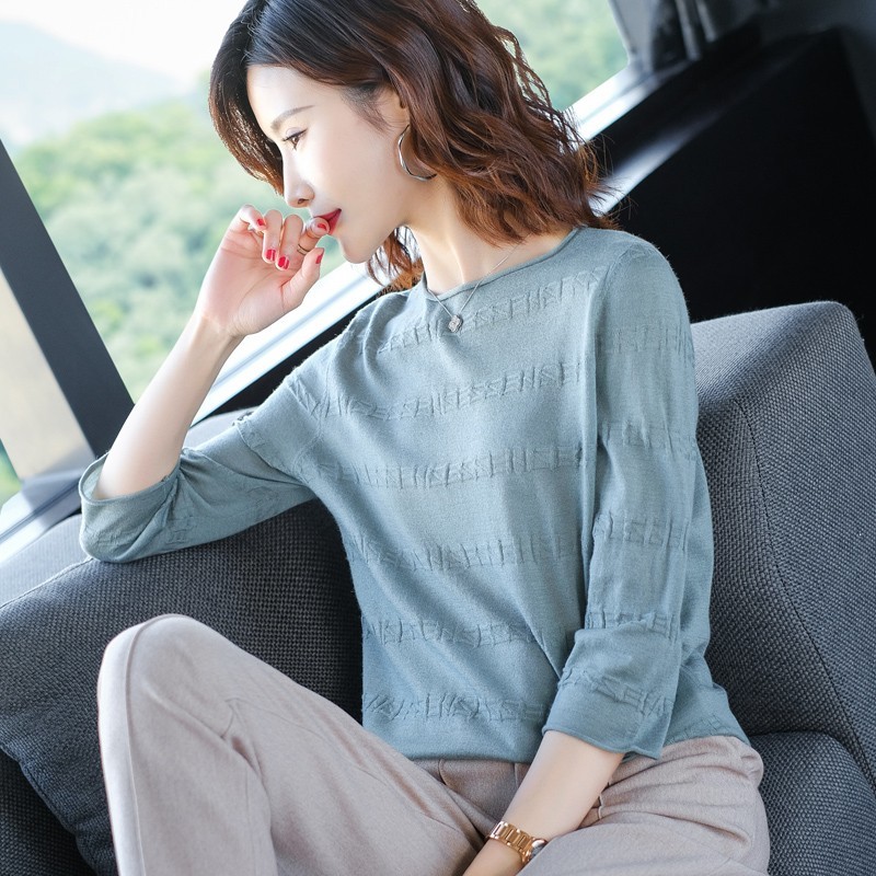 sleeve thin style with wool sweater inside