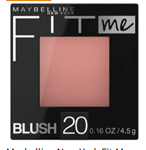 Maybelline New York Fit Me Blush, Mauve, 0.16 Ounce